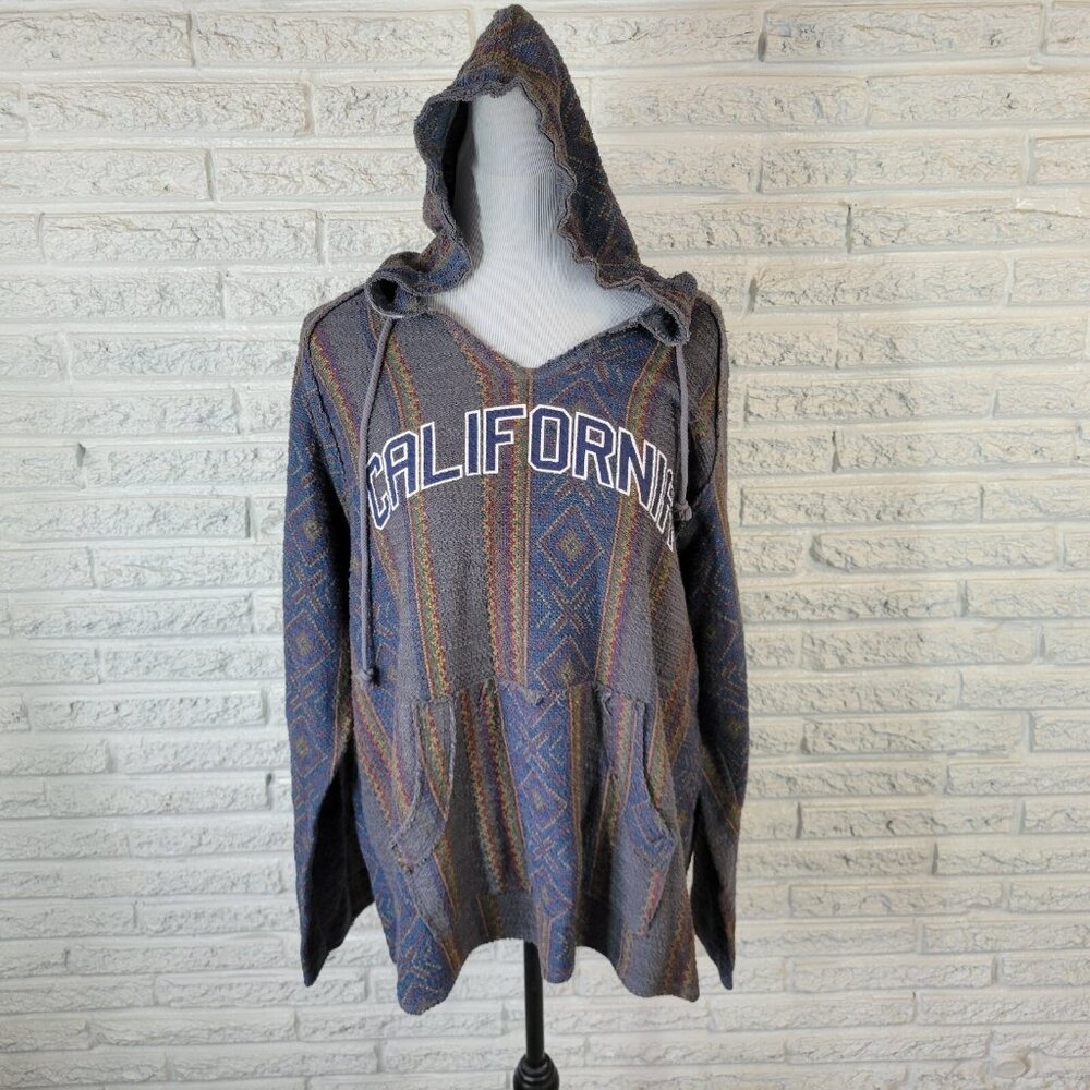 American Crown 2XL Hoodie California Drawstring Pullover Top Cotton Blend SWE82E